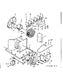 Electrical System & Air Handling Parts parts for Kenmore Heat Pump System 253.71100 (25371100, 253 71100) from AppliancePartsPros.com