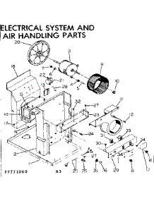 Electrical System And Air Handling Parts parts for Kenmore Heat Pump System 253.7771060 (2537771060, 253 7771060) from AppliancePartsPros.com