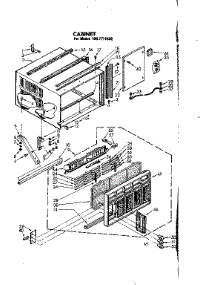 Cabinet Parts parts for Kenmore Heat Pump System 106.7771492 (1067771492, 106 7771492) from AppliancePartsPros.com
