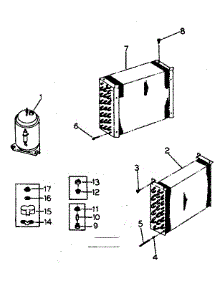 Unit Parts parts for Kenmore Heat Pump System 253.8751391 (2538751391, 253 8751391) from AppliancePartsPros.com