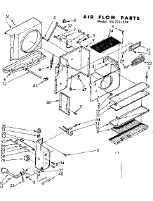Air Flow Parts parts for Kenmore Heat Pump System 106.7751370 (1067751370, 106 7751370) from AppliancePartsPros.com
