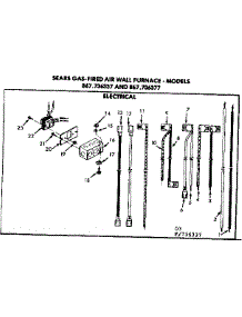 Electrical parts for Kenmore Furnace 867.736377 (867736377, 867 736377) from AppliancePartsPros.com