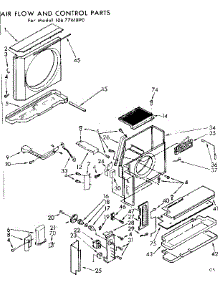 Air Flow And Control Parts parts for Kenmore Heat Pump System 106.7761890 (1067761890, 106 7761890) from AppliancePartsPros.com