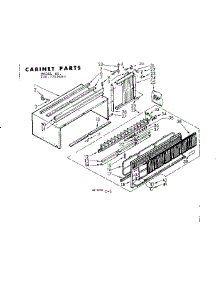 Cabinet Parts parts for Kenmore Heat Pump System 106.7750690 (1067750690, 106 7750690) from AppliancePartsPros.com