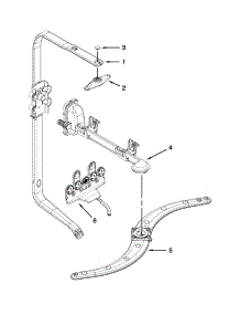 Upper Wash And Rinse Parts parts for Kenmore Dishwasher 665.13269K113 (66513269K113, 665 13269K113) from AppliancePartsPros.com