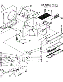 Air Flow Parts parts for Kenmore Heat Pump System 106.7771070 (1067771070, 106 7771070) from AppliancePartsPros.com