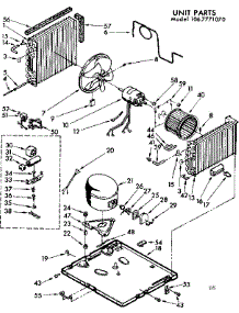 Unit Parts parts for Kenmore Heat Pump System 106.7771070 (1067771070, 106 7771070) from AppliancePartsPros.com