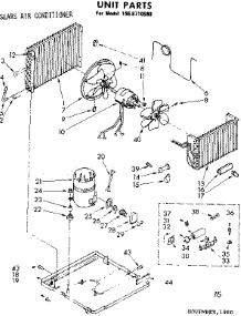 Unit Parts parts for Kenmore Heat Pump System 106.8710580 (1068710580, 106 8710580) from AppliancePartsPros.com