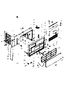 Cabinet Parts parts for Kenmore Heat Pump System 106.68761 (10668761, 106 68761) from AppliancePartsPros.com