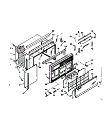 Cabinet Parts parts for Kenmore Heat Pump System 106.66210 (10666210, 106 66210) from AppliancePartsPros.com