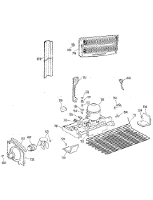 Unit parts for Kenmore Refrigerator 363.9714411 (3639714411, 363 9714411) from AppliancePartsPros.com