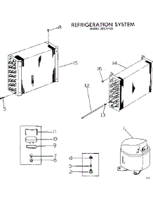 Refrigeration System parts for Kenmore Heat Pump System 253.71426 (25371426, 253 71426) from AppliancePartsPros.com