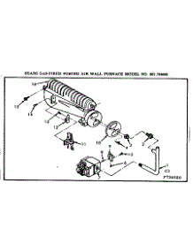 Gas Burners And Manifold parts for Kenmore Furnace 867.734680 (867734680, 867 734680) from AppliancePartsPros.com