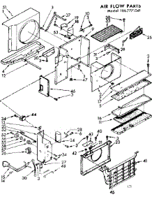 Air Flow Parts parts for Kenmore Heat Pump System 106.7771541 (1067771541, 106 7771541) from AppliancePartsPros.com
