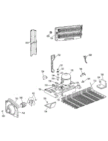 Unit parts for Kenmore Refrigerator 363.9714511 (3639714511, 363 9714511) from AppliancePartsPros.com