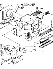 Air Flow Parts parts for Kenmore Heat Pump System 106.7771591 (1067771591, 106 7771591) from AppliancePartsPros.com