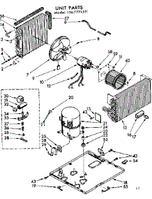 Unit Parts parts for Kenmore Heat Pump System 106.7771591 (1067771591, 106 7771591) from AppliancePartsPros.com