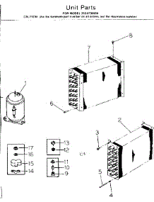 Unit Parts parts for Kenmore Heat Pump System 253.8730800 (2538730800, 253 8730800) from AppliancePartsPros.com