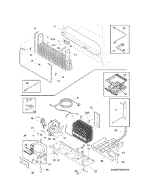 Cooling System parts for Kenmore Refrigerator 253.70412415 (25370412415, 253 70412415) from AppliancePartsPros.com
