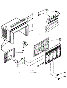Cabinet Parts parts for Kenmore Heat Pump System 106.7790750 (1067790750, 106 7790750) from AppliancePartsPros.com