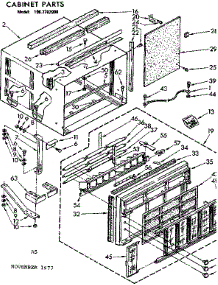 Cabinet Parts parts for Kenmore Heat Pump System 106.7782990 (1067782990, 106 7782990) from AppliancePartsPros.com
