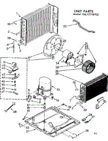 Unit Parts parts for Kenmore Heat Pump System 106.7771890Z (1067771890Z, 106 7771890Z) from AppliancePartsPros.com