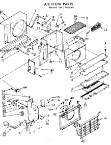 Air Flow Parts parts for Kenmore Heat Pump System 106.7761540 (1067761540, 106 7761540) from AppliancePartsPros.com