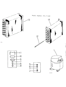 Refrigeration System Parts parts for Kenmore Heat Pump System 253.71460 (25371460, 253 71460) from AppliancePartsPros.com