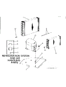 Refrigeration System And Air Handling Parts parts for Kenmore Heat Pump System 253.7730850 (2537730850, 253 7730850) from AppliancePartsPros.com