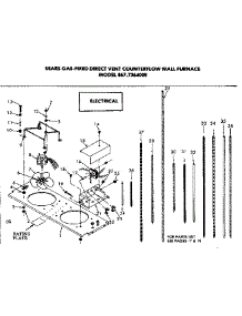 Electrical parts for Kenmore Furnace 867.7364000 (8677364000, 867 7364000) from AppliancePartsPros.com