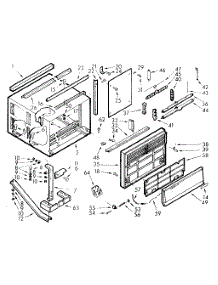 Cabinet Parts parts for Kenmore Heat Pump System 106.71960 (10671960, 106 71960) from AppliancePartsPros.com