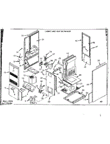 Cabinet And Heat Exchanger parts for Kenmore Furnace 867.775281 (867775281, 867 775281) from AppliancePartsPros.com