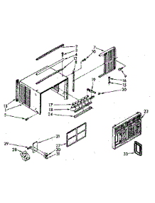 Cabinet Parts parts for Kenmore Heat Pump System 106.8760782 (1068760782, 106 8760782) from AppliancePartsPros.com
