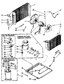 Unit Parts parts for Kenmore Heat Pump System 106.8711080 (1068711080, 106 8711080) from AppliancePartsPros.com