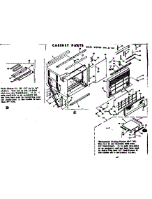 Cabinet Parts parts for Kenmore Heat Pump System 106.67720 (10667720, 106 67720) from AppliancePartsPros.com