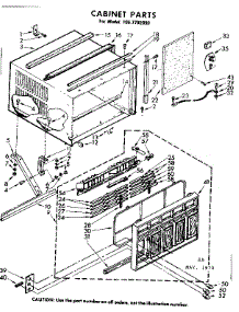 Cabinet Parts parts for Kenmore Heat Pump System 106.7792090 (1067792090, 106 7792090) from AppliancePartsPros.com