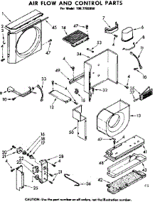 Air Flow And Control Parts parts for Kenmore Heat Pump System 106.7792090 (1067792090, 106 7792090) from AppliancePartsPros.com