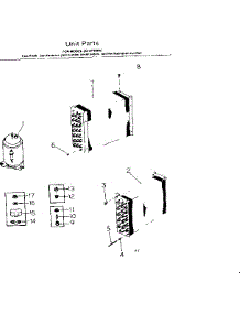 Unit Parts parts for Kenmore Heat Pump System 253.8740840 (2538740840, 253 8740840) from AppliancePartsPros.com