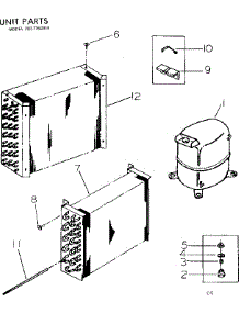 Unit Parts parts for Kenmore Heat Pump System 253.7762310 (2537762310, 253 7762310) from AppliancePartsPros.com