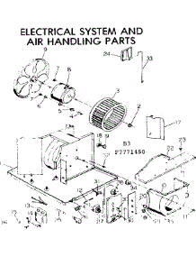 Electrical System & Air Handling Parts parts for Kenmore Heat Pump System 253.7771450 (2537771450, 253 7771450) from AppliancePartsPros.com