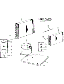 Unit Parts parts for Kenmore Heat Pump System 253.7771450 (2537771450, 253 7771450) from AppliancePartsPros.com
