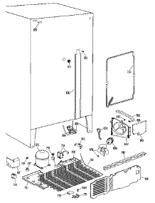 Unit parts for Kenmore Refrigerator 363.9510681 (3639510681, 363 9510681) from AppliancePartsPros.com