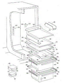 Fresh Food Section parts for Kenmore Refrigerator 363.8597780 (3638597780, 363 8597780) from AppliancePartsPros.com