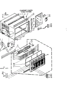 Cabinet Parts parts for Kenmore Heat Pump System 106.7782090 (1067782090, 106 7782090) from AppliancePartsPros.com