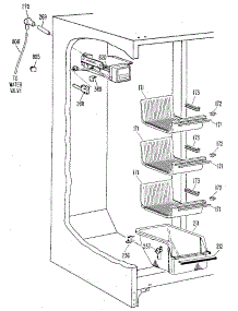 Freezer Section parts for Kenmore Refrigerator 363.8597780 (3638597780, 363 8597780) from AppliancePartsPros.com