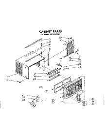 Cabinet Parts parts for Kenmore Heat Pump System 106.8710561 (1068710561, 106 8710561) from AppliancePartsPros.com