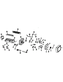 Icemaker parts for Kenmore Refrigerator 363.9532711 (3639532711, 363 9532711) from AppliancePartsPros.com