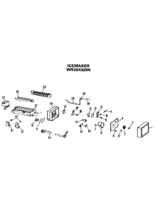 Icemaker parts for Kenmore Refrigerator 363.9532300 (3639532300, 363 9532300) from AppliancePartsPros.com