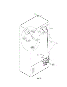Valve And Water Parts parts for Kenmore Refrigerator 795.70329311 (79570329311, 795 70329311) from AppliancePartsPros.com