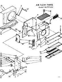 Air Flow Parts parts for Kenmore Heat Pump System 106.7771590 (1067771590, 106 7771590) from AppliancePartsPros.com